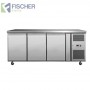 Fischer 3 Door Bench Fridge - EBC03-SS